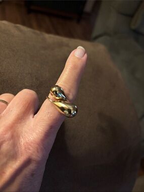 Pretty Bird Gold Sculptural Dome Ring